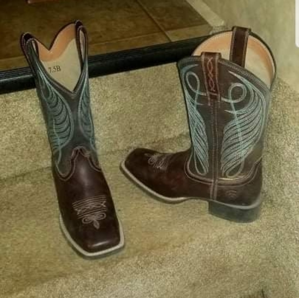 Ariat square toe boots